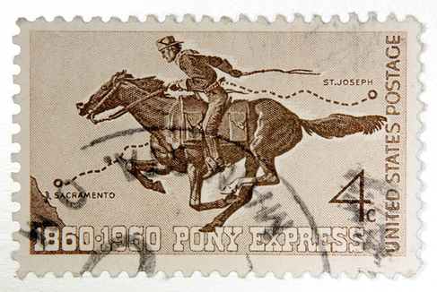 Pony Express Stamp