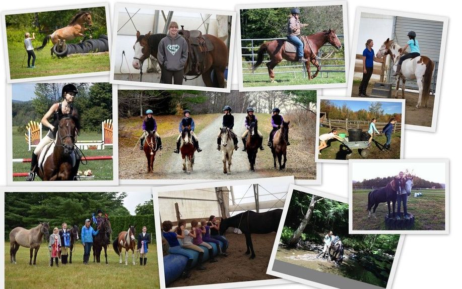 Videp of people and our Spanish Mustangs